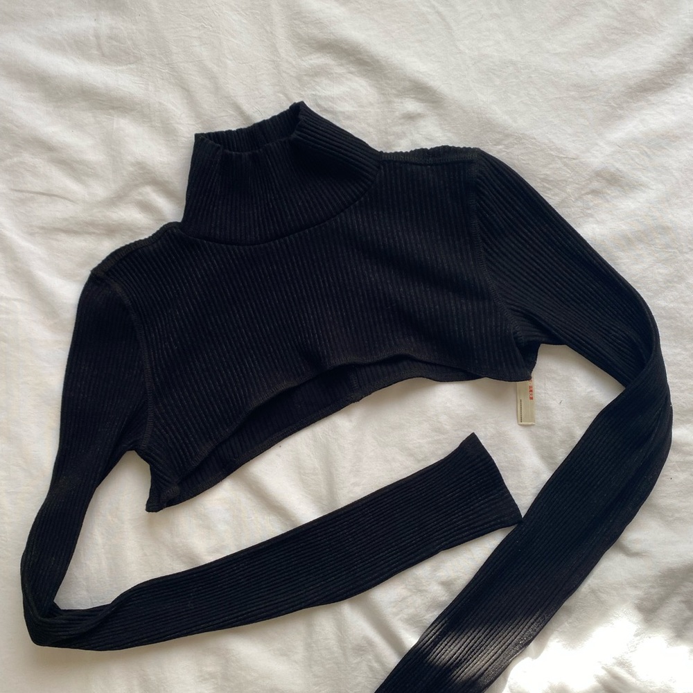 Free People crop turtle neck